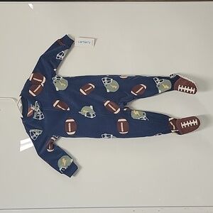 Carter's fleece sleeper. 12m
